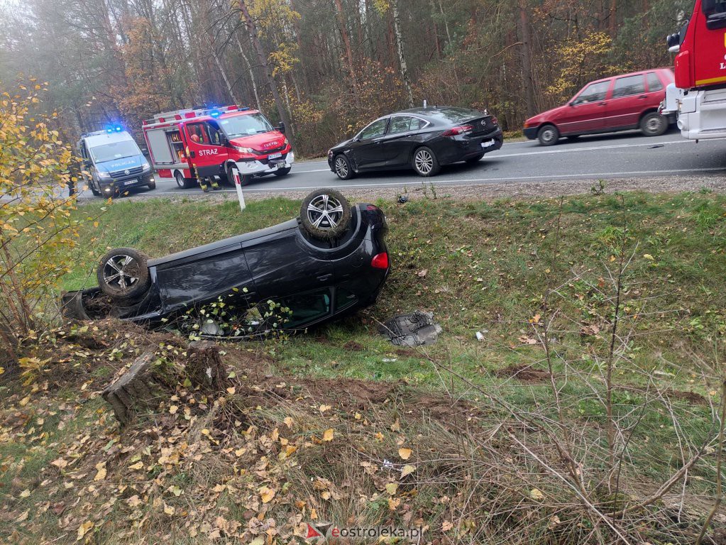 Wypadek na DK 53 [27.10.2022] - zdjęcie #3 - eOstroleka.pl