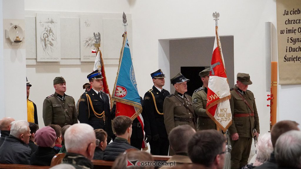 Uroczystości Święta Niepodległości w kościele pw. św. Franciszka [4.11.2022] - zdjęcie #45 - eOstroleka.pl