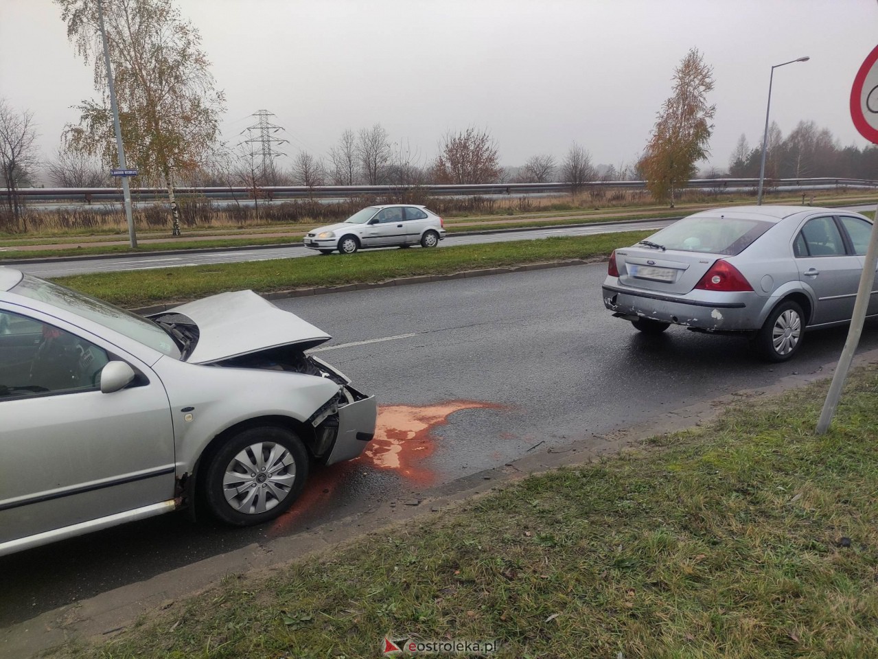 Wypadek na Bohaterów Westerplatte [28.11.2022] - zdjęcie #1 - eOstroleka.pl