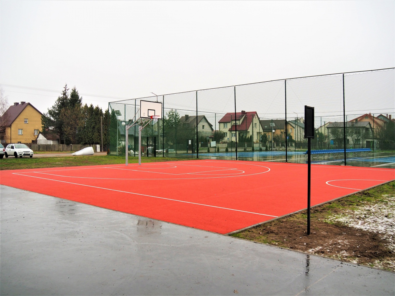 Nowy skatepark i boisko do koszykówki w Olszewie-Borkach [08.12.2022] - zdjęcie #5 - eOstroleka.pl