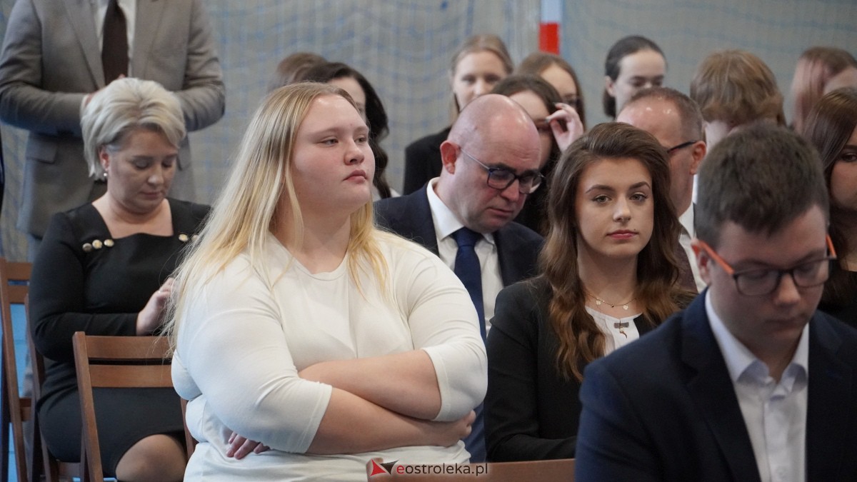 Stypendia Prezesa Rady Ministrów - uroczyste rozdanie w Zespole Szkół Powiatowych w Myszyńcu [09.12.2022] - zdjęcie #132 - eOstroleka.pl