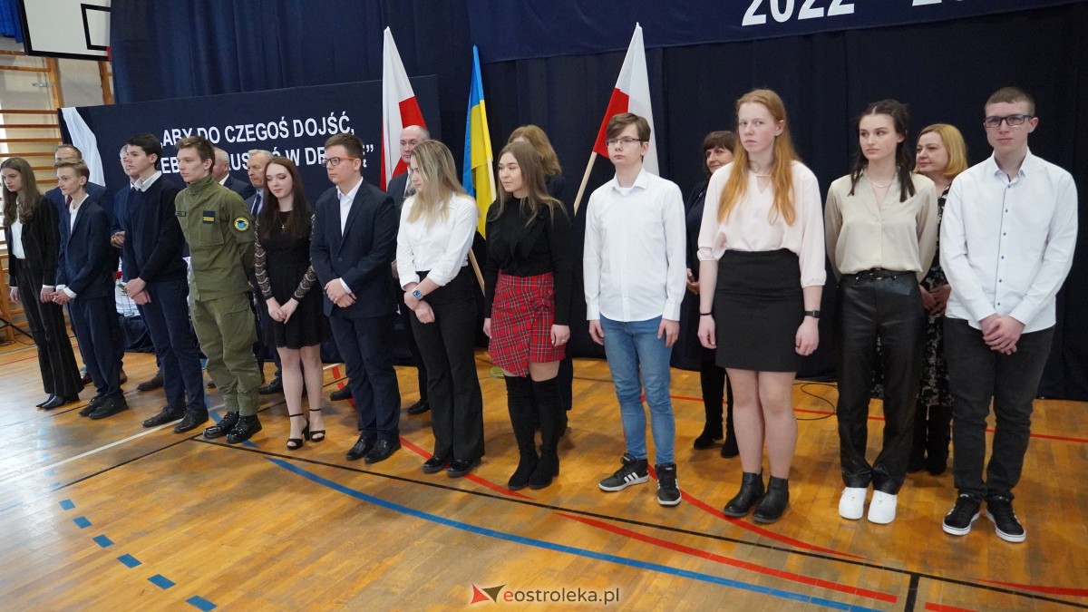 Stypendia Prezesa Rady Ministrów - uroczyste rozdanie w Zespole Szkół Powiatowych w Myszyńcu [09.12.2022] - zdjęcie #46 - eOstroleka.pl