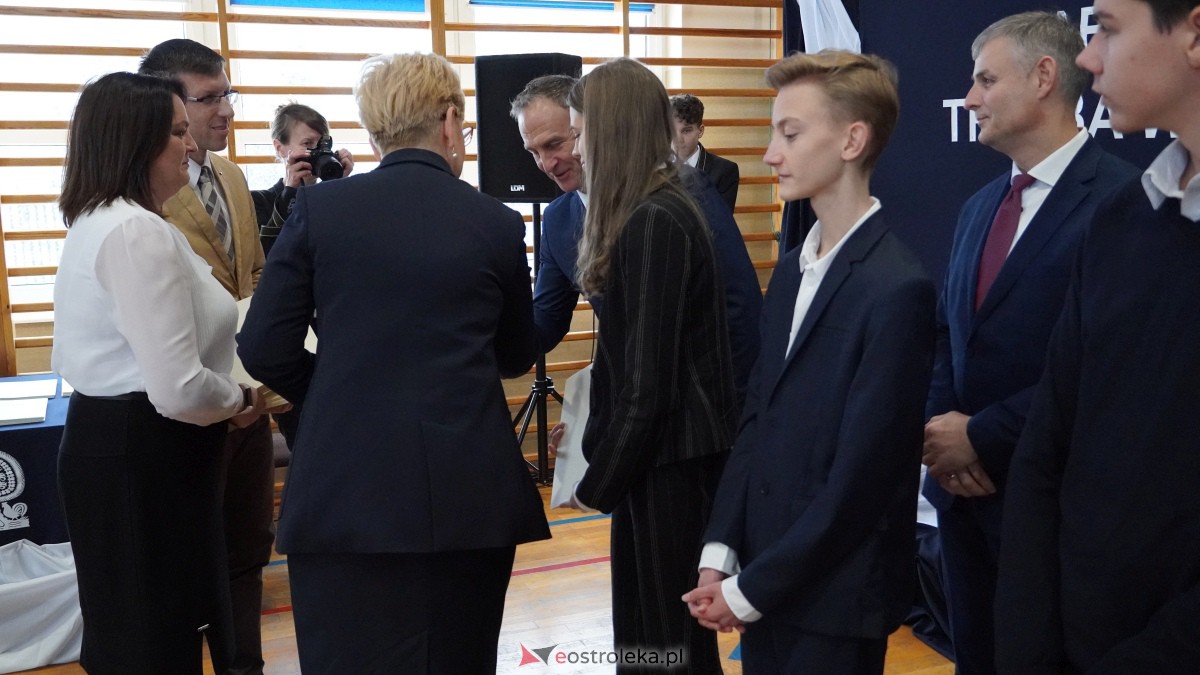 Stypendia Prezesa Rady Ministrów - uroczyste rozdanie w Zespole Szkół Powiatowych w Myszyńcu [09.12.2022] - zdjęcie #42 - eOstroleka.pl