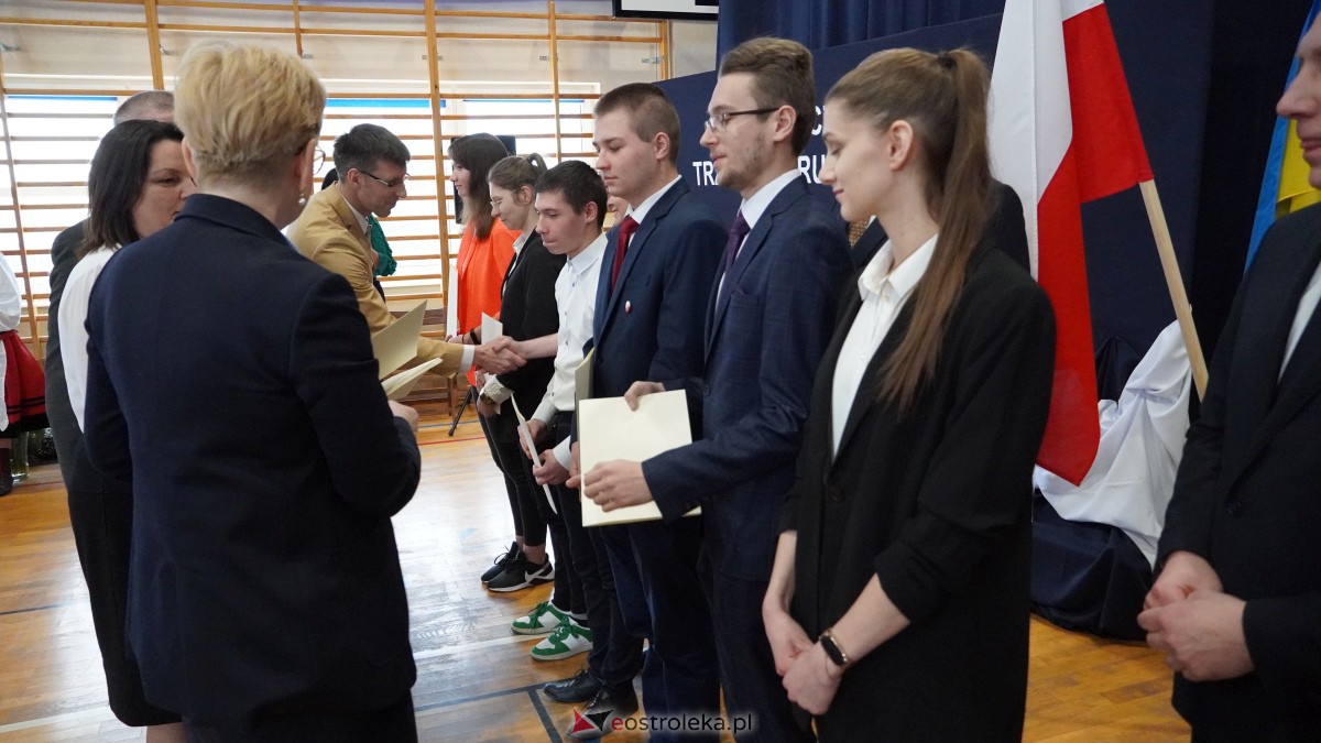 Stypendia Prezesa Rady Ministrów - uroczyste rozdanie w Zespole Szkół Powiatowych w Myszyńcu [09.12.2022] - zdjęcie #191 - eOstroleka.pl