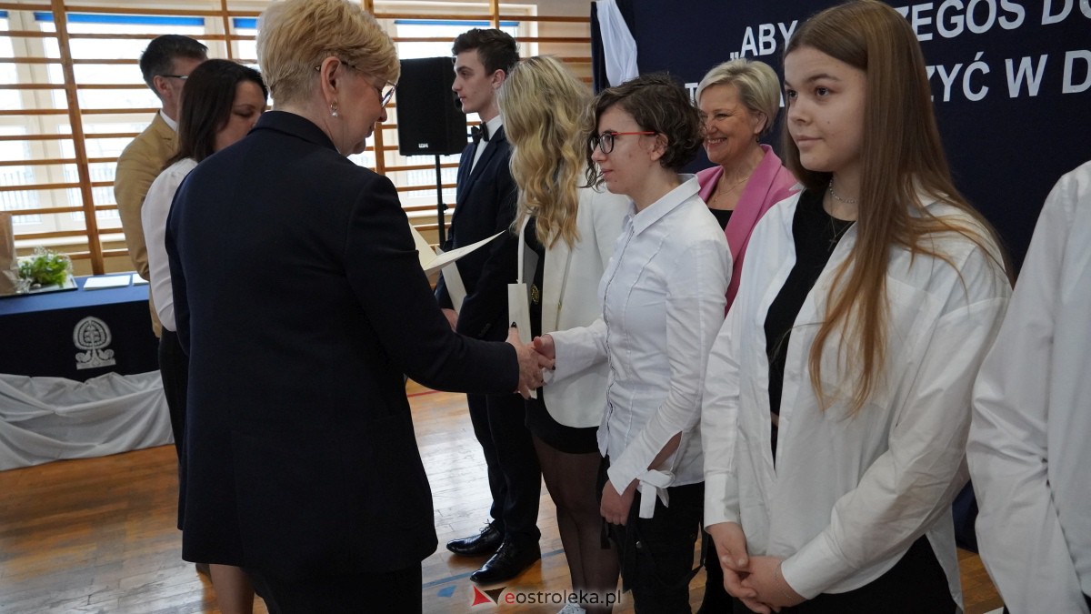 Stypendia Prezesa Rady Ministrów - uroczyste rozdanie w Zespole Szkół Powiatowych w Myszyńcu [09.12.2022] - zdjęcie #119 - eOstroleka.pl