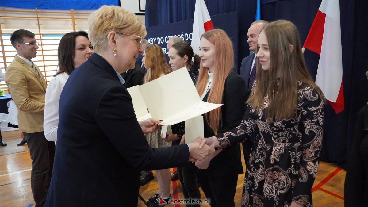 Stypendia Prezesa Rady Ministrów - uroczyste rozdanie w Zespole Szkół Powiatowych w Myszyńcu [09.12.2022] - zdjęcie #154 - eOstroleka.pl