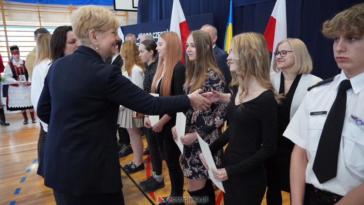 Stypendia Prezesa Rady Ministrów - uroczyste rozdanie w Zespole Szkół Powiatowych w Myszyńcu [09.12.2022] - zdjęcie #150 - eOstroleka.pl