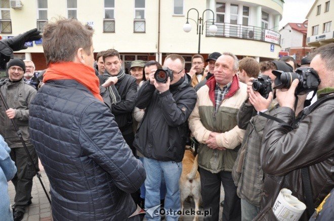 Janusz Palikot w Ostrołęce (09.04.2011) - zdjęcie #71 - eOstroleka.pl