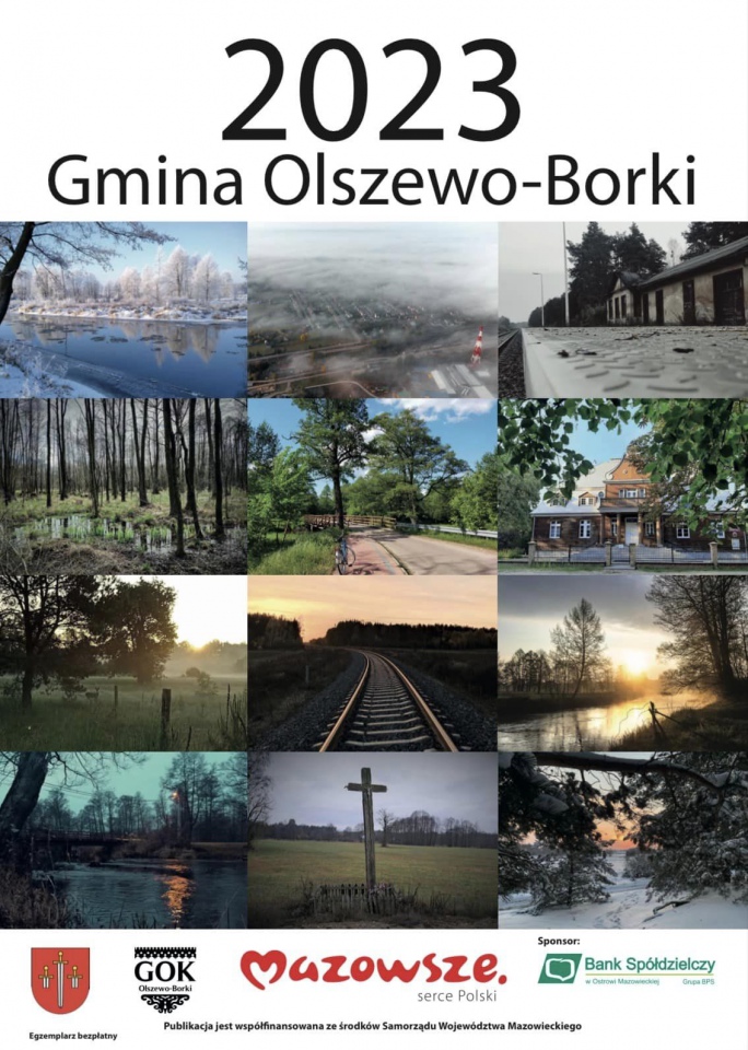 Kalendarz promujący gminę Olszewo-Borki - zdjęcie #2 - eOstroleka.pl