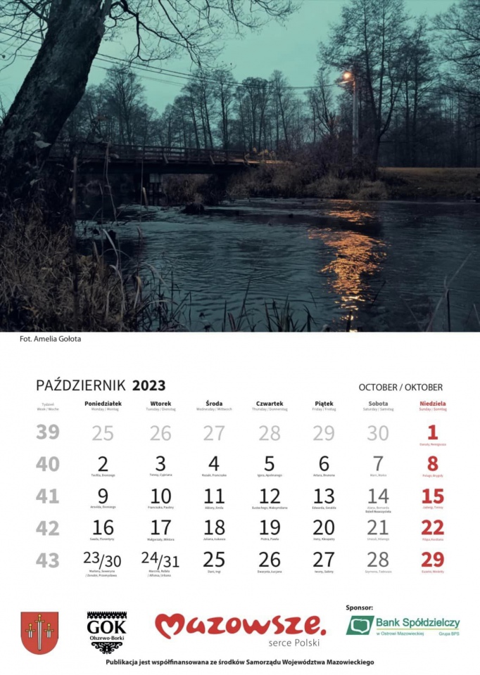 Kalendarz promujący gminę Olszewo-Borki - zdjęcie #10 - eOstroleka.pl