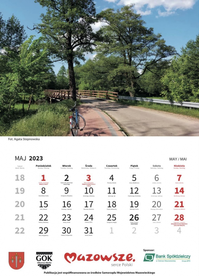 Kalendarz promujący gminę Olszewo-Borki - zdjęcie #7 - eOstroleka.pl