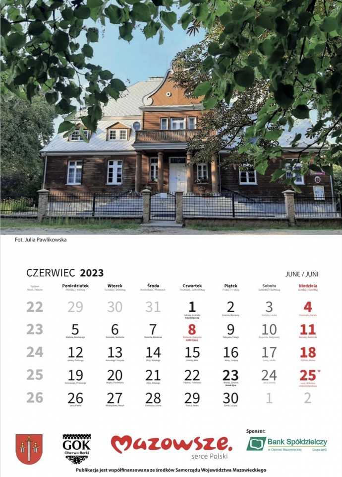 Kalendarz promujący gminę Olszewo-Borki - zdjęcie #13 - eOstroleka.pl