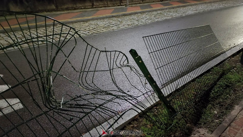 Uszkodził bariery i uciekł. Trwa ustalanie sprawcy [04.01.2023] - zdjęcie #3 - eOstroleka.pl