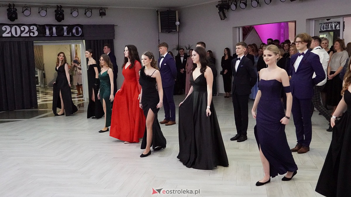 Studniówka 2023. II LO w Ostrołęce [21.01.2023] - zdjęcie #251 - eOstroleka.pl