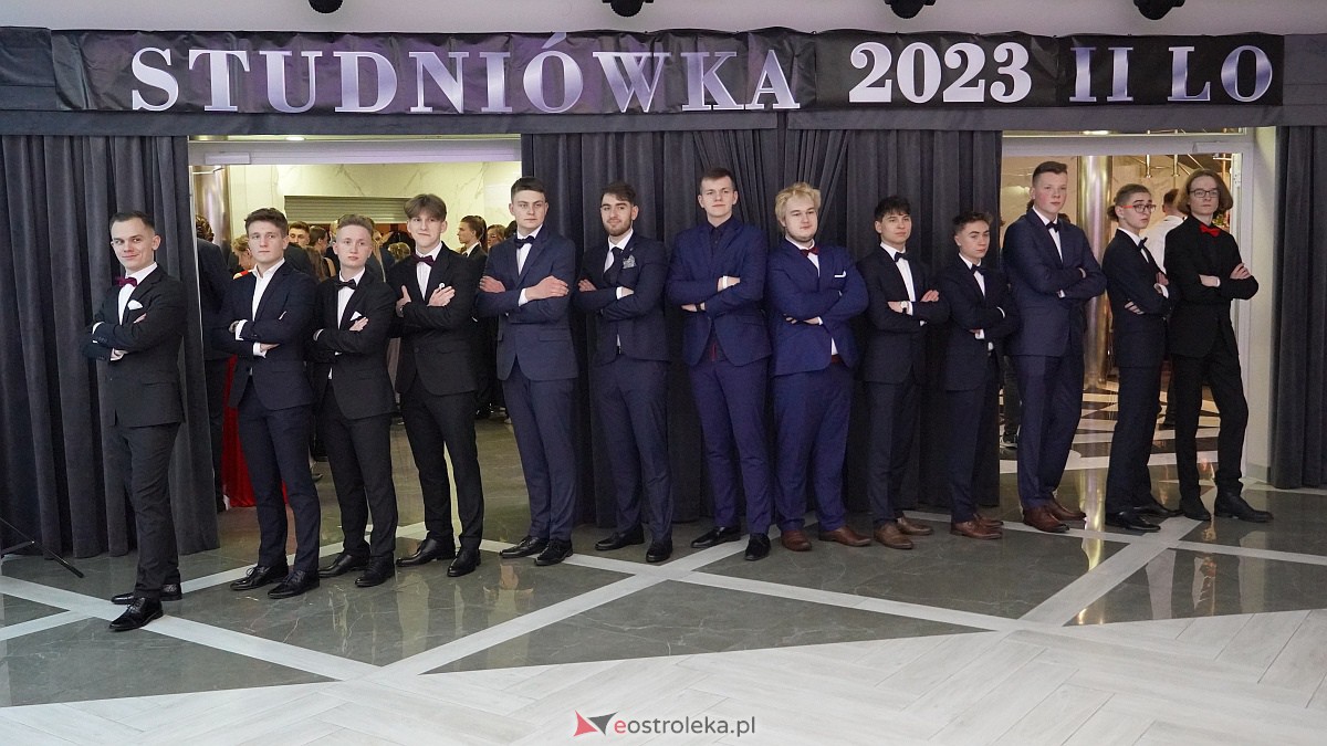 Studniówka 2023. II LO w Ostrołęce [21.01.2023] - zdjęcie #221 - eOstroleka.pl