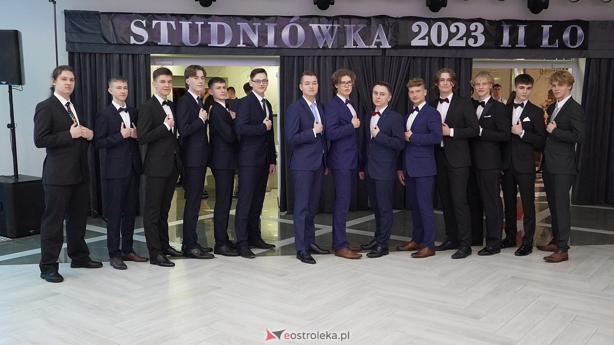 Studniówka 2023. II LO w Ostrołęce [21.01.2023] - zdjęcie #292 - eOstroleka.pl