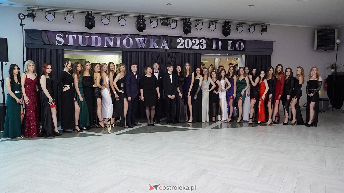 Studniówka 2023. II LO w Ostrołęce [21.01.2023] - zdjęcie #315 - eOstroleka.pl