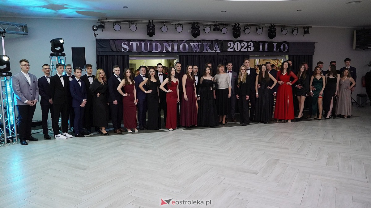 Studniówka 2023. II LO w Ostrołęce [21.01.2023] - zdjęcie #338 - eOstroleka.pl