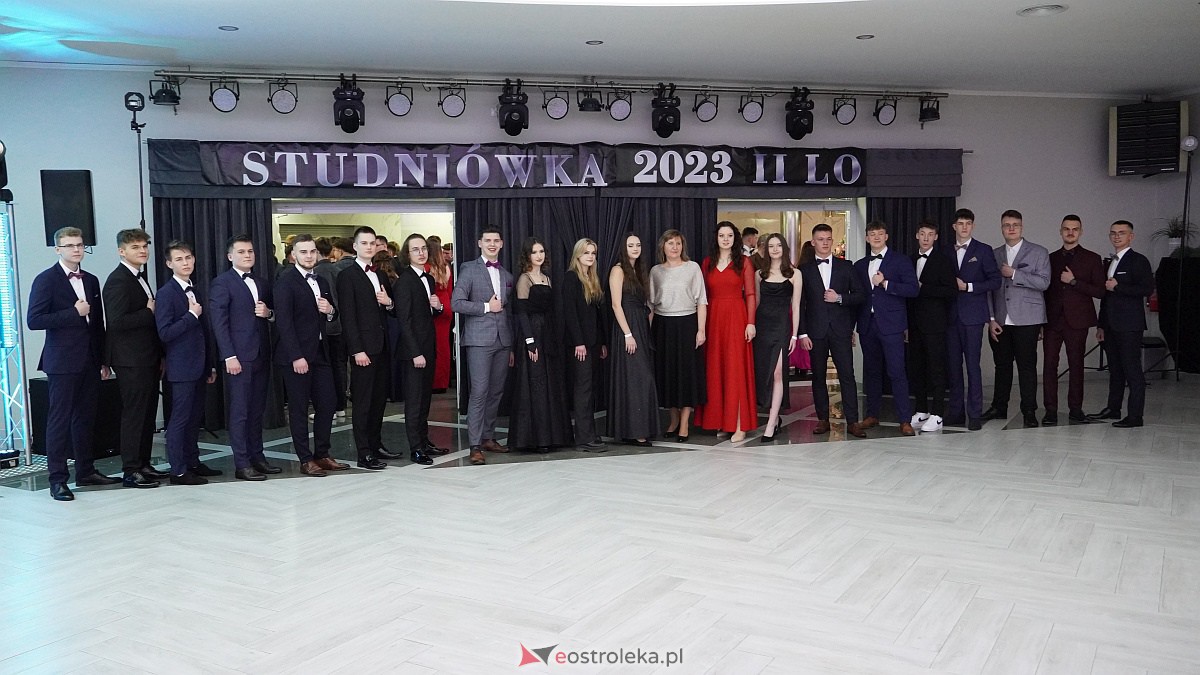 Studniówka 2023. II LO w Ostrołęce [21.01.2023] - zdjęcie #342 - eOstroleka.pl