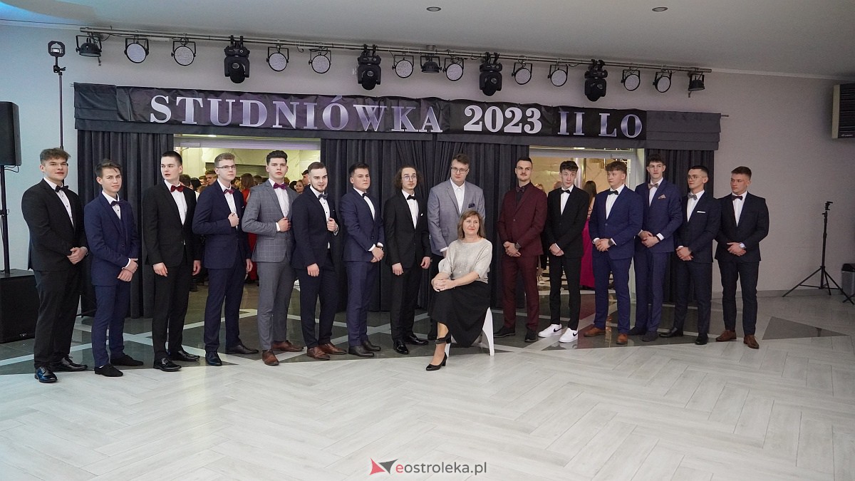 Studniówka 2023. II LO w Ostrołęce [21.01.2023] - zdjęcie #346 - eOstroleka.pl