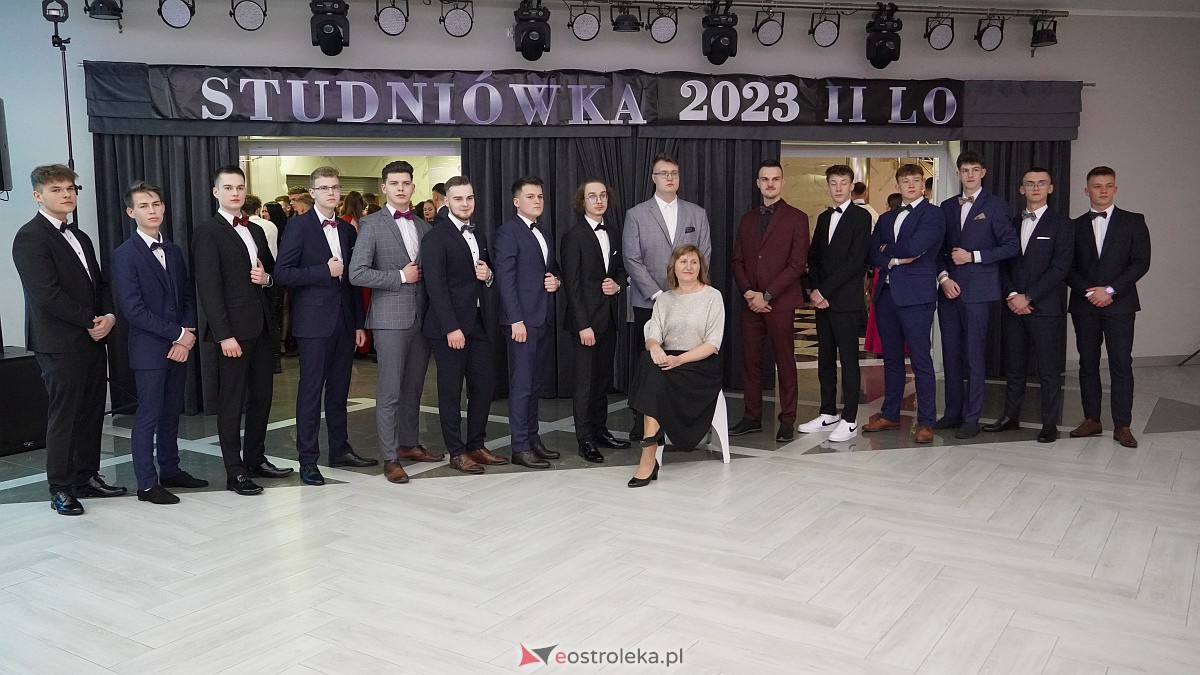 Studniówka 2023. II LO w Ostrołęce [21.01.2023] - zdjęcie #347 - eOstroleka.pl