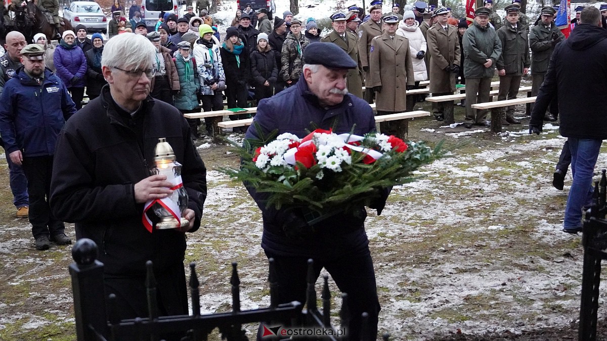 160 rocznica wybuchu Powstania Styczniowego - Uroczystość w Durlasach (gm. Lelis) [22.01.2023] - zdjęcie #77 - eOstroleka.pl