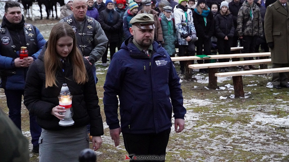 160 rocznica wybuchu Powstania Styczniowego - Uroczystość w Durlasach (gm. Lelis) [22.01.2023] - zdjęcie #7 - eOstroleka.pl