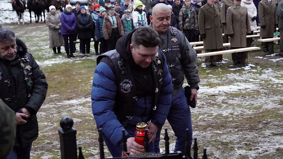 160 rocznica wybuchu Powstania Styczniowego - Uroczystość w Durlasach (gm. Lelis) [22.01.2023] - zdjęcie #6 - eOstroleka.pl