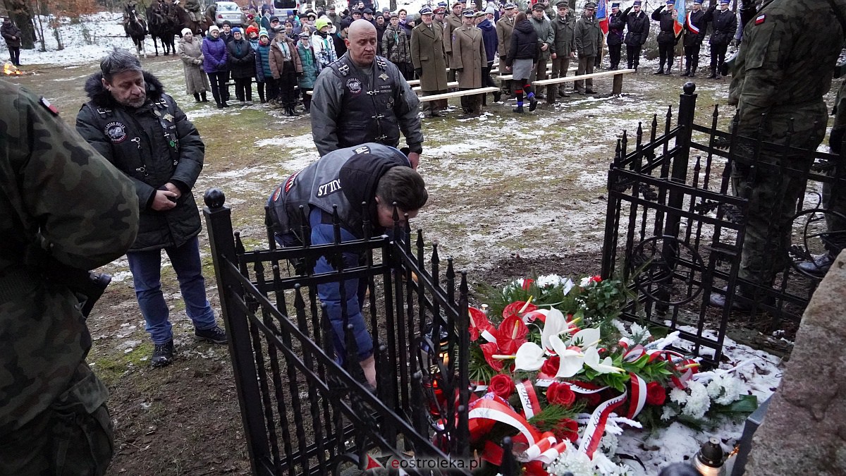 160 rocznica wybuchu Powstania Styczniowego - Uroczystość w Durlasach (gm. Lelis) [22.01.2023] - zdjęcie #5 - eOstroleka.pl