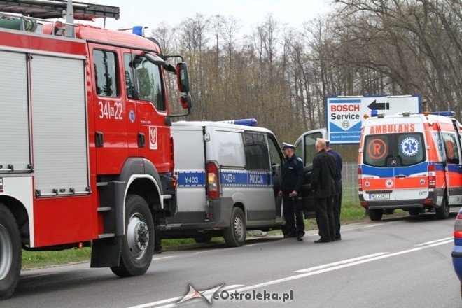 Wypadek na warszawskiej (17-04-2011) - zdjęcie #11 - eOstroleka.pl