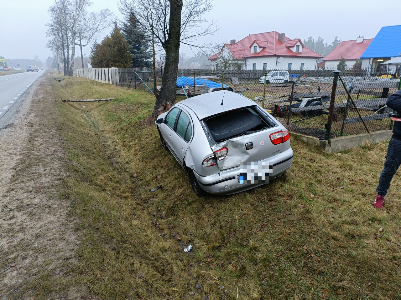 Kolizja na DK 53 w Antoniach [11.02.2023] - zdjęcie #8 - eOstroleka.pl