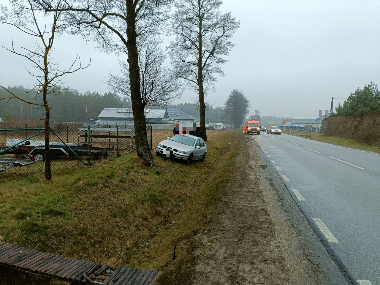 Kolizja na DK 53 w Antoniach [11.02.2023] - zdjęcie #5 - eOstroleka.pl