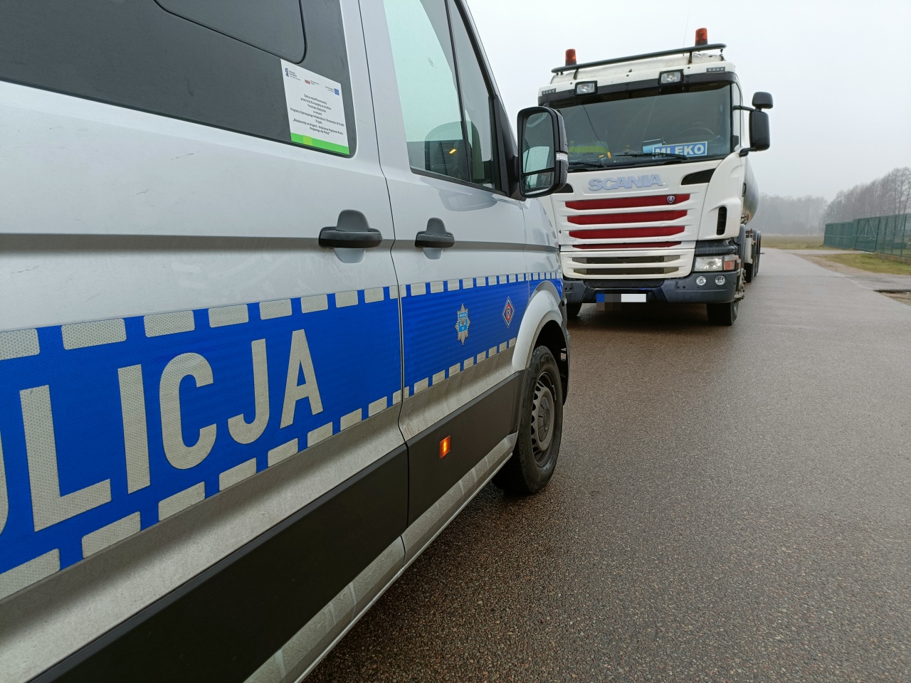 Kolizja na DK 53 w Antoniach [11.02.2023] - zdjęcie #2 - eOstroleka.pl