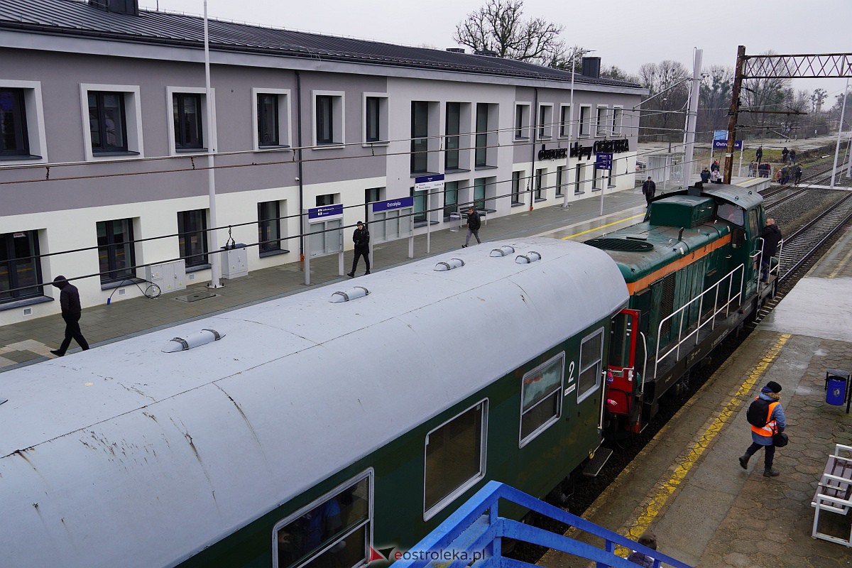 Pociąg turystyczny w Ostrołęce [25.02.2023] - zdjęcie #18 - eOstroleka.pl