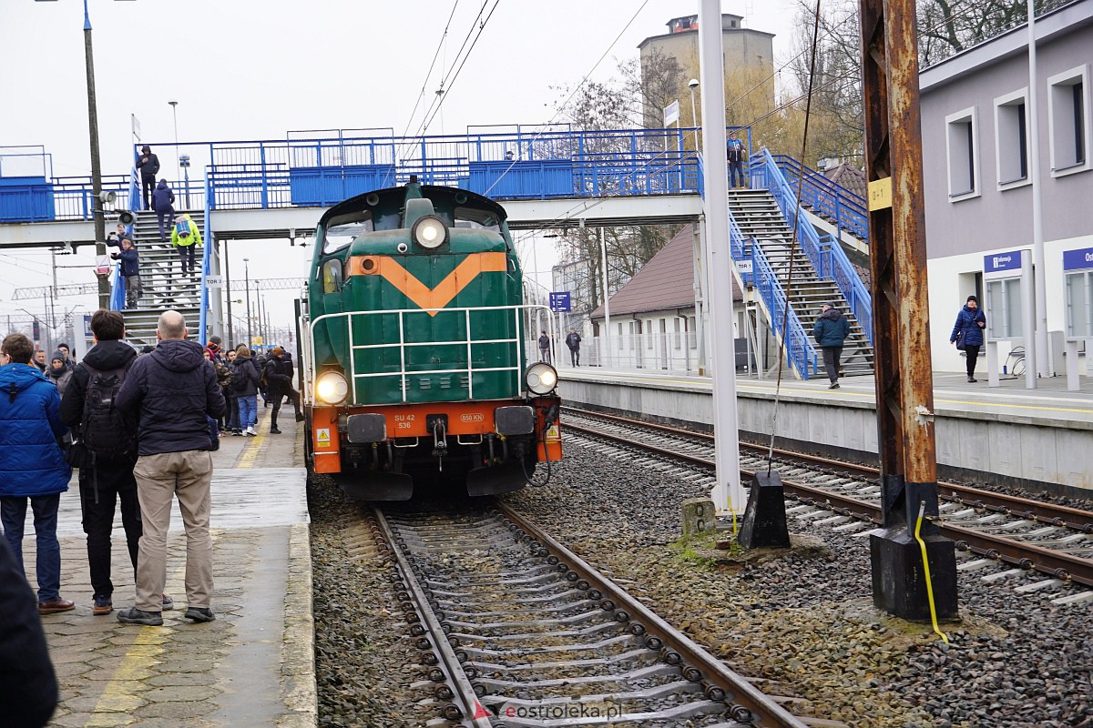 Pociąg turystyczny w Ostrołęce [25.02.2023] - zdjęcie #13 - eOstroleka.pl