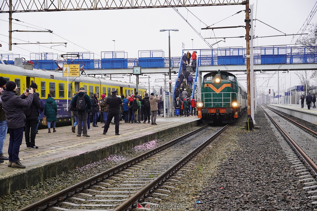 Pociąg turystyczny w Ostrołęce [25.02.2023] - zdjęcie #12 - eOstroleka.pl