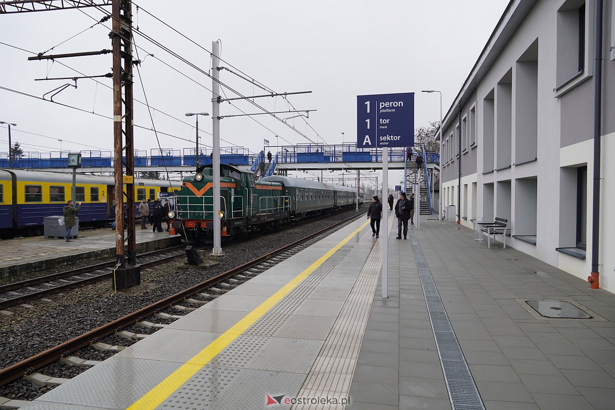 Pociąg turystyczny w Ostrołęce [25.02.2023] - zdjęcie #10 - eOstroleka.pl