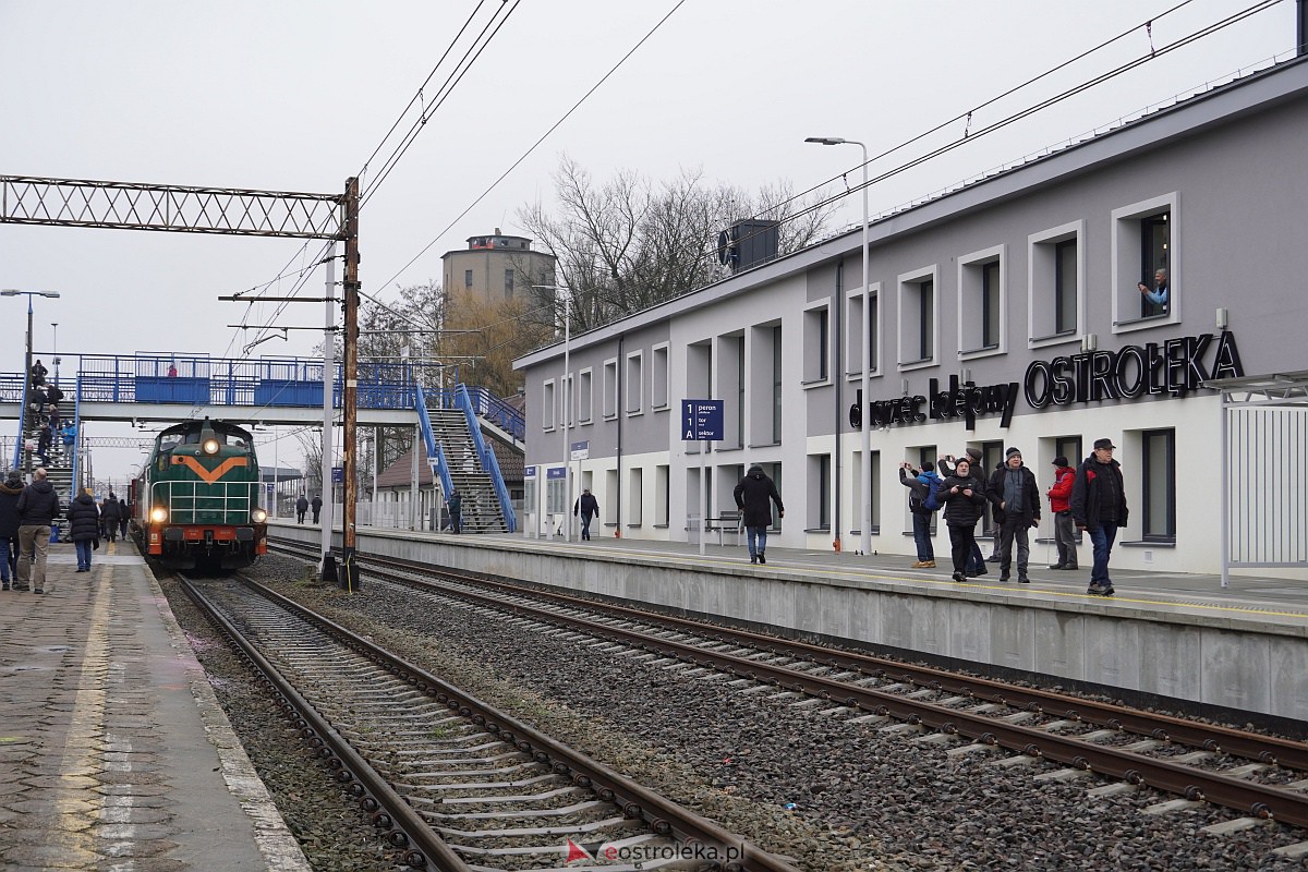 Pociąg turystyczny w Ostrołęce [25.02.2023] - zdjęcie #9 - eOstroleka.pl