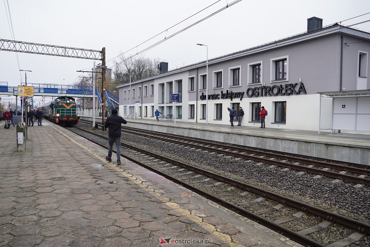 Pociąg turystyczny w Ostrołęce [25.02.2023] - zdjęcie #8 - eOstroleka.pl