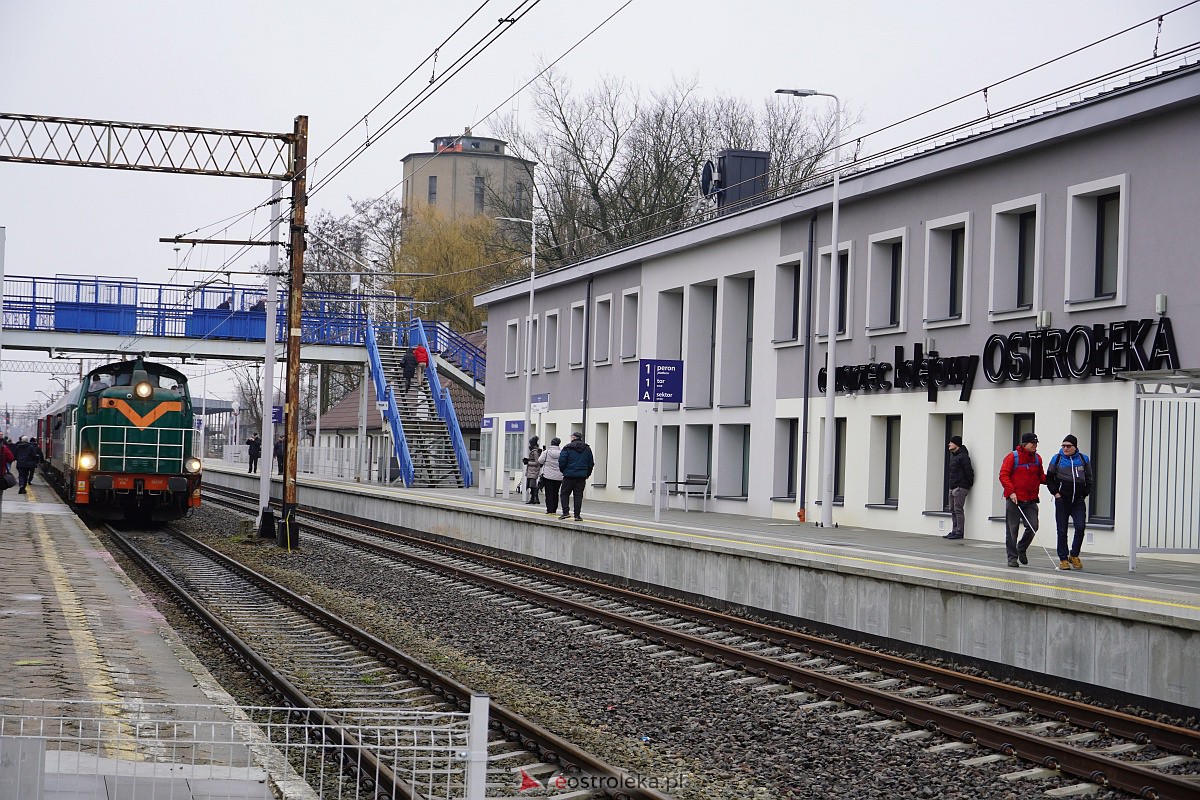Pociąg turystyczny w Ostrołęce [25.02.2023] - zdjęcie #6 - eOstroleka.pl