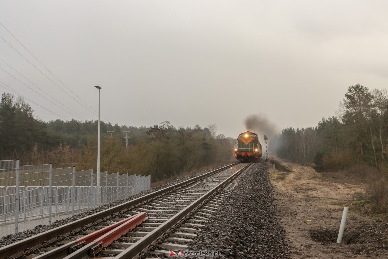 Pociąg turystyczny w Ostrołęce [25.02.2023] - zdjęcie #2 - eOstroleka.pl