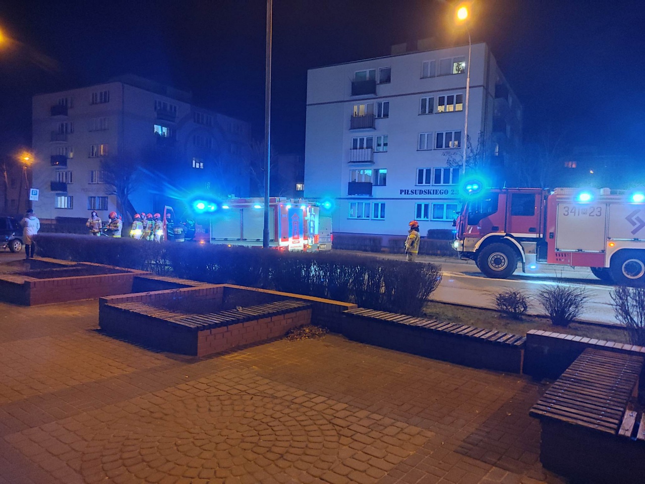 Kraksa na Piłsudskiego. [28.01.2023] - zdjęcie #2 - eOstroleka.pl
