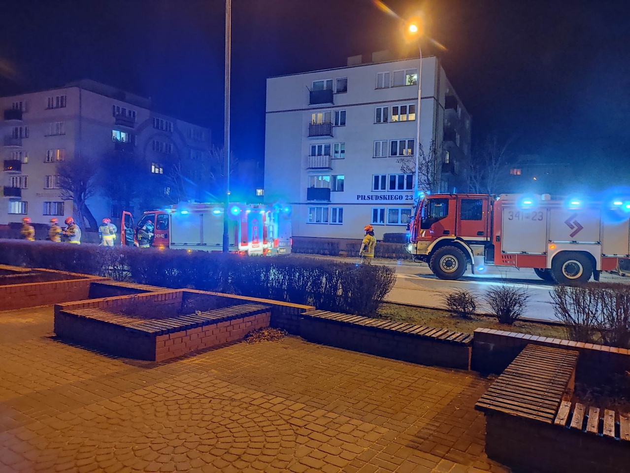 Kraksa na Piłsudskiego. [28.01.2023] - zdjęcie #1 - eOstroleka.pl