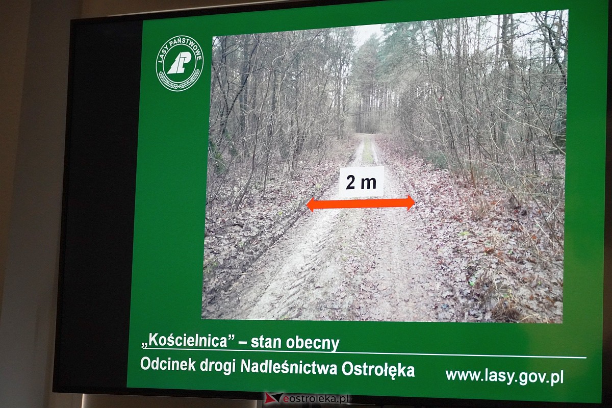 Spotkanie w Nadleśnictwie Ostrołęka w sprawie przebudowy drogi leśnej „Kościelnica” [9.03.2023] - zdjęcie #7 - eOstroleka.pl