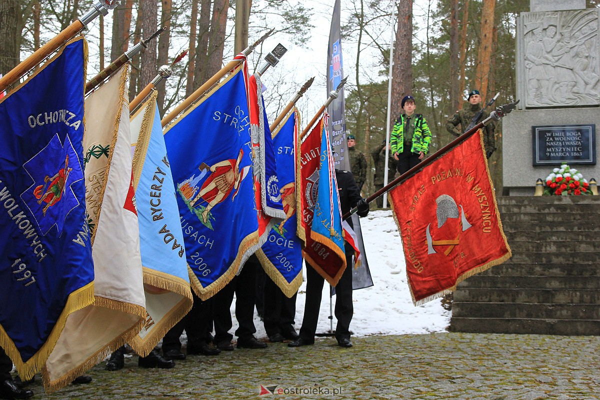 Uroczyste obchody 160. rocznicy bitwy pod Myszyńcem [12.03.2023] - zdjęcie #32 - eOstroleka.pl
