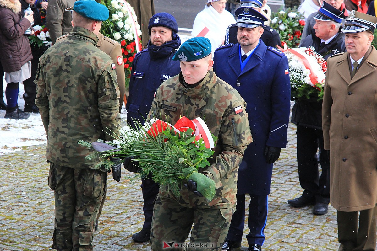 Uroczyste obchody 160. rocznicy bitwy pod Myszyńcem [12.03.2023] - zdjęcie #22 - eOstroleka.pl