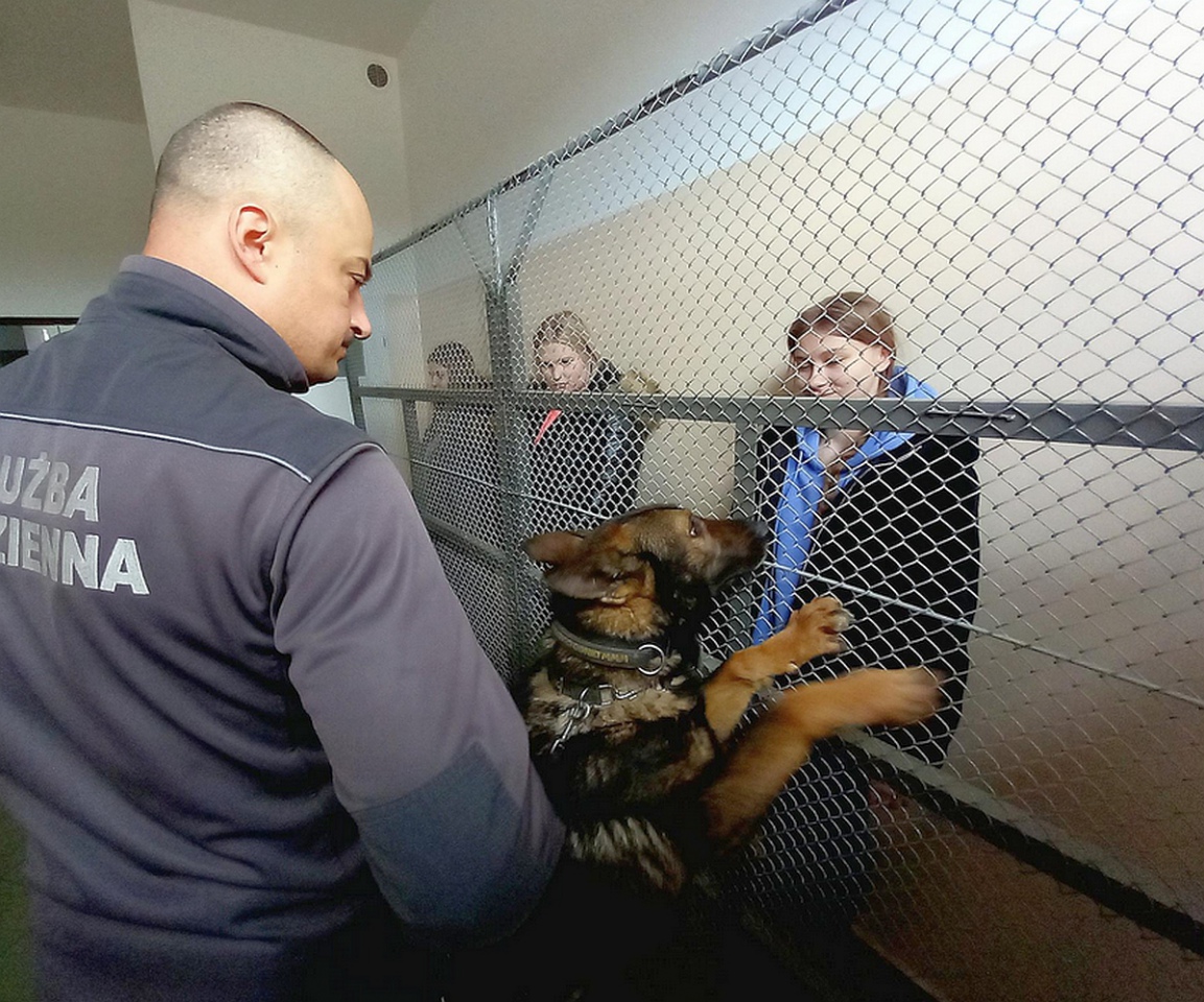 Zespół Szkół Zawodowych nr 4 z wizytą z Zakładzie Karnym w Przytułach - zdjęcie #11 - eOstroleka.pl