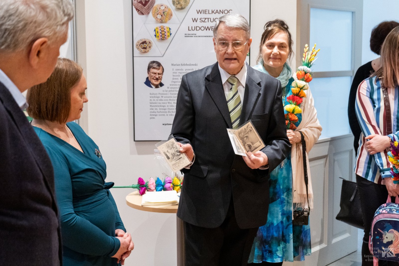 Wielkanoc w sztuce ludowej - wernisaż wystawy w Muzeum Kultury Kurpiowskiej [20.03.2023] - zdjęcie #11 - eOstroleka.pl