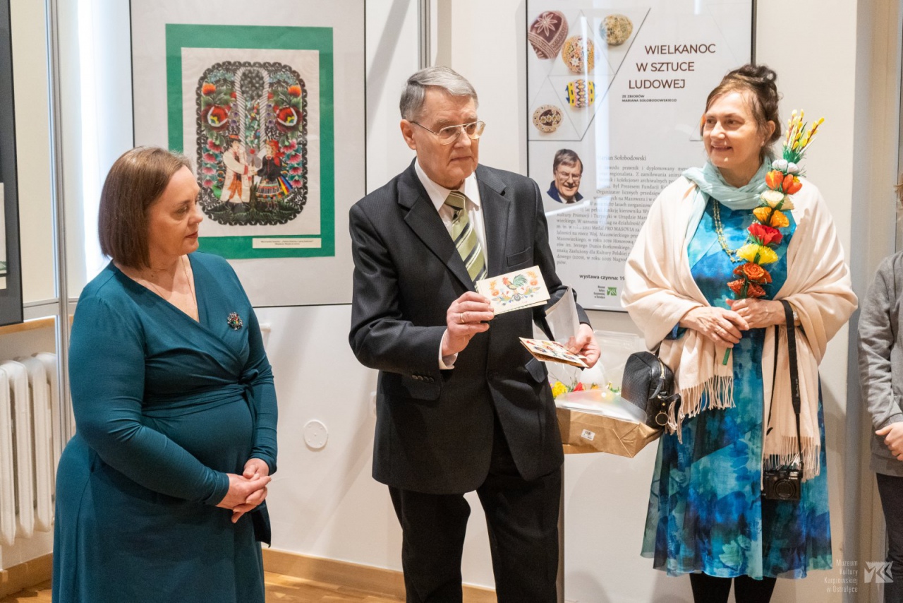 Wielkanoc w sztuce ludowej - wernisaż wystawy w Muzeum Kultury Kurpiowskiej [20.03.2023] - zdjęcie #3 - eOstroleka.pl