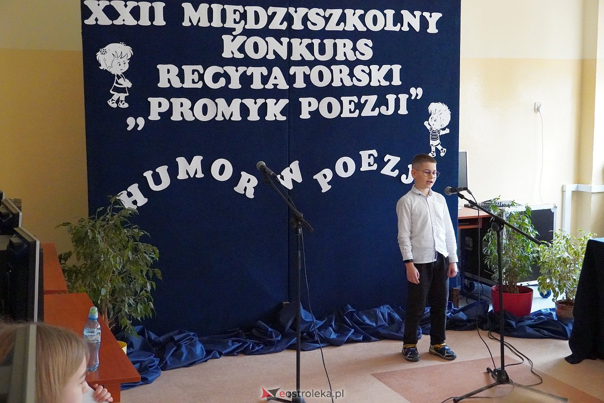 Międzyszkolny Konkurs Recytatorski Promyk Poezji [23.03.2023] - zdjęcie #9 - eOstroleka.pl